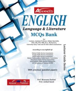 English Language & Literature MCQS BANK Lecturer Guide Series CSS ,PMS ,PCS,M.A, NTS By Moazzam Hashmi