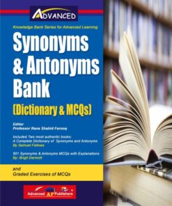 Synonyms & Antonyms Bank ( Dictionary & Mcqs ) By Rana Shahid Farooq