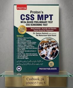 CSS MPT MCQs Based Preliminary Test (Revised & updated edition 2026.2027 by ch Ramzan Rasheed Rai Muhammad Iqbal kharal